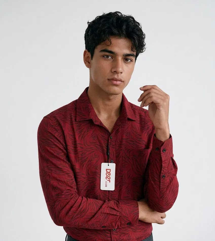 ✨ Men's Premium Casual Print Shirt | Classic Style, Everyday Comfort ✨ — detail shot