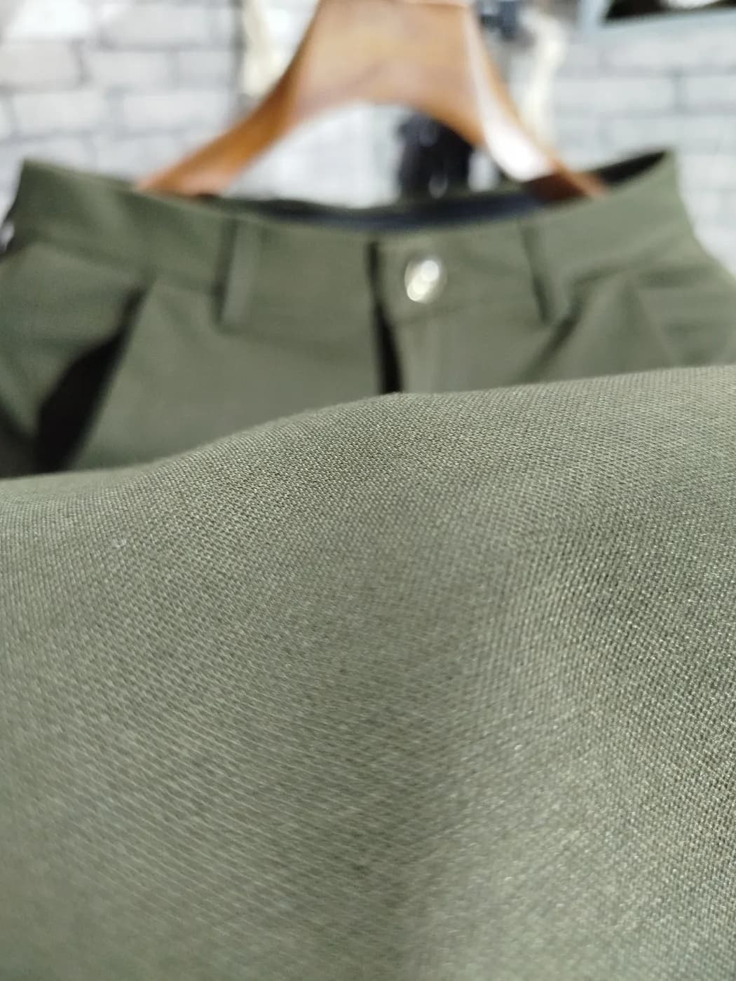 🫒 NEW ARRIVAL | ADISOM SPECIAL OLIVE FORMAL PANT 🫒 Jeans — side view