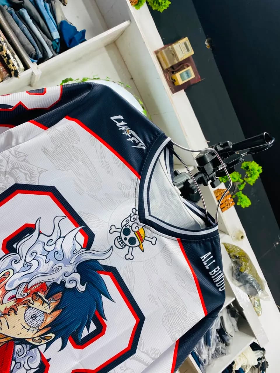 Premium Pirate Graphic Jersey Drop Shoulder T-Shirt। ADISOM Men — back view
