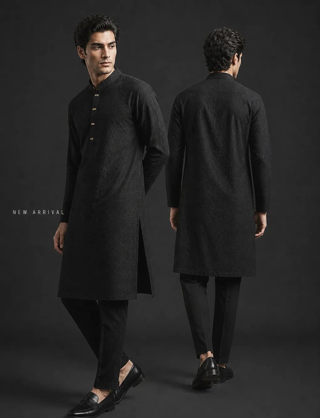 Premium Embroidered Panjabi | Sophisticated Traditional Wear — ADISOM — Savageon Bangladesh
