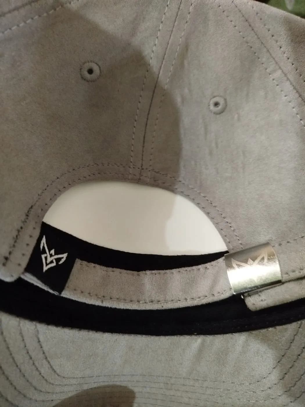 PREMIUM SUEDE BASEBALL CAP — back view