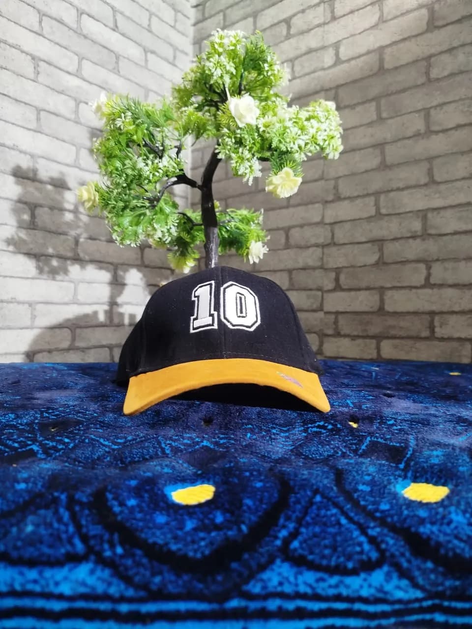 Premium suede Fabric Cap। ADISOM — detail shot