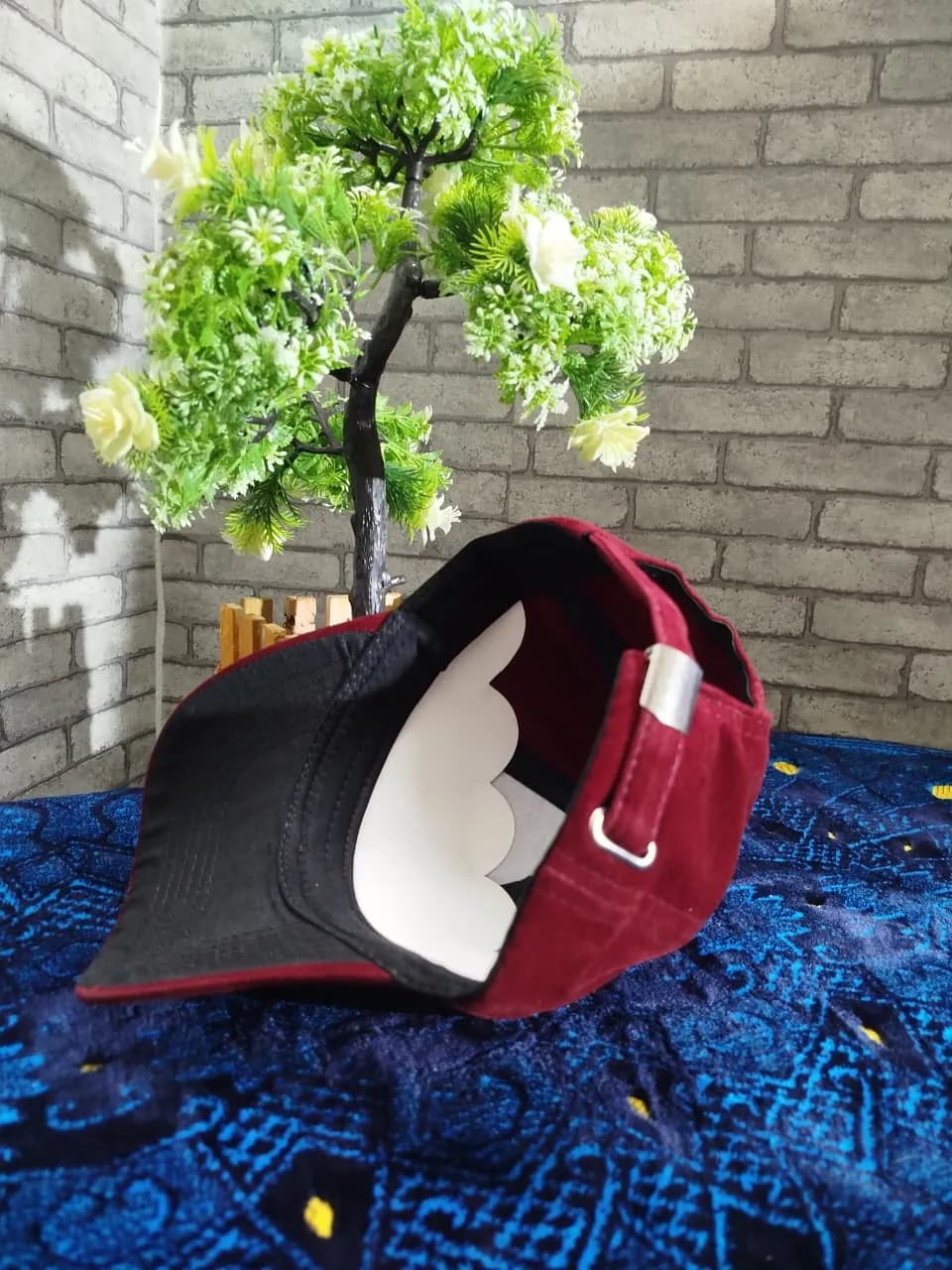 Premium suede Fabric Cap। ADISOM — fabric close-up