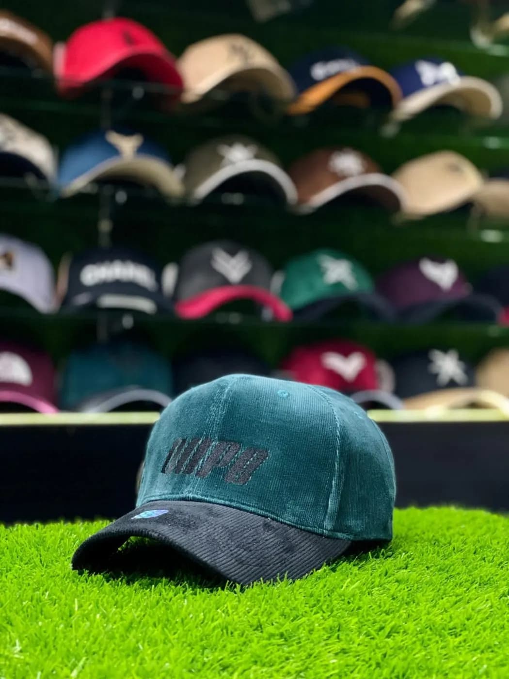 COURT FABRIQ TEAL & BLACK PREMIUM CAP — Savageon Bangladesh