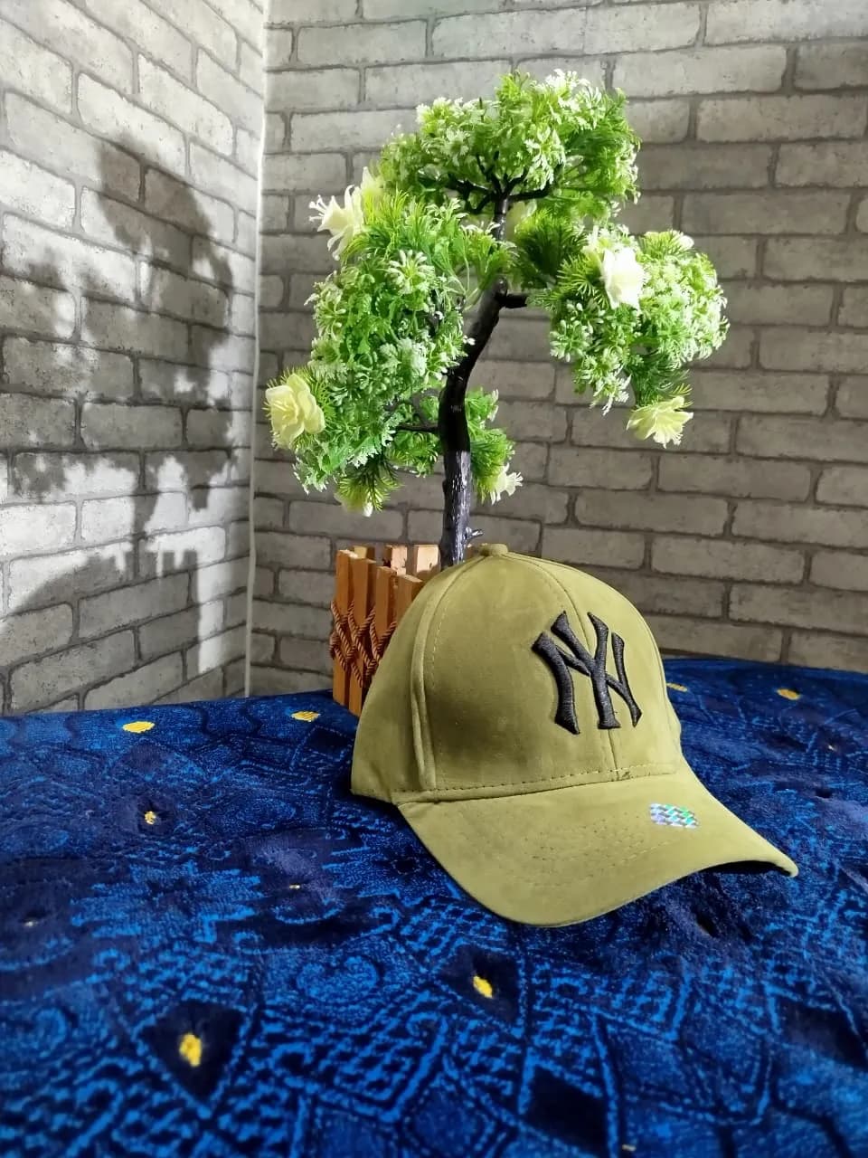 Premium suede Fabric Cap। ADISOM — back view