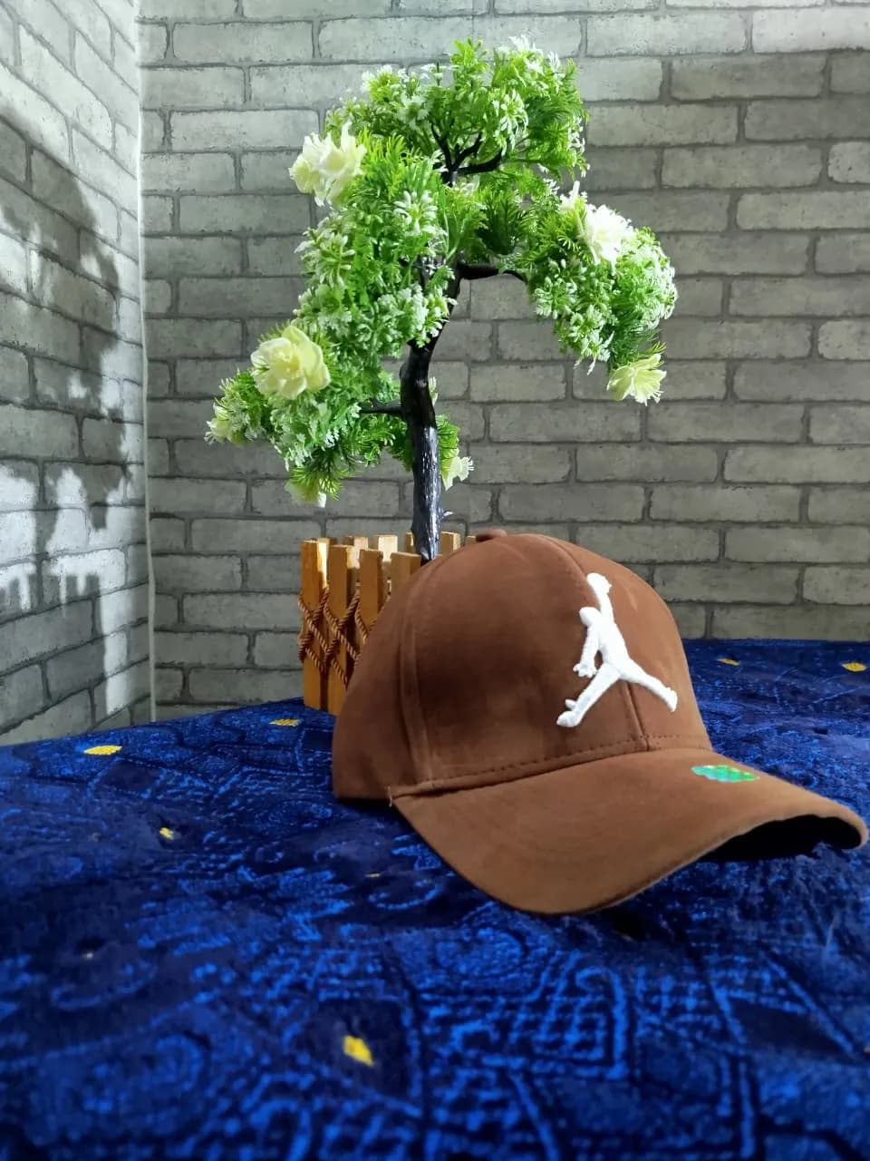 Premium suede Fabric Cap। ADISOM — detail shot