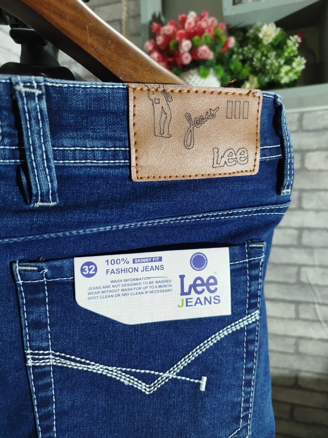 💙 NEW ARRIVAL | ADISOM DARK BLUE JEANS PANT 💙 — detail shot