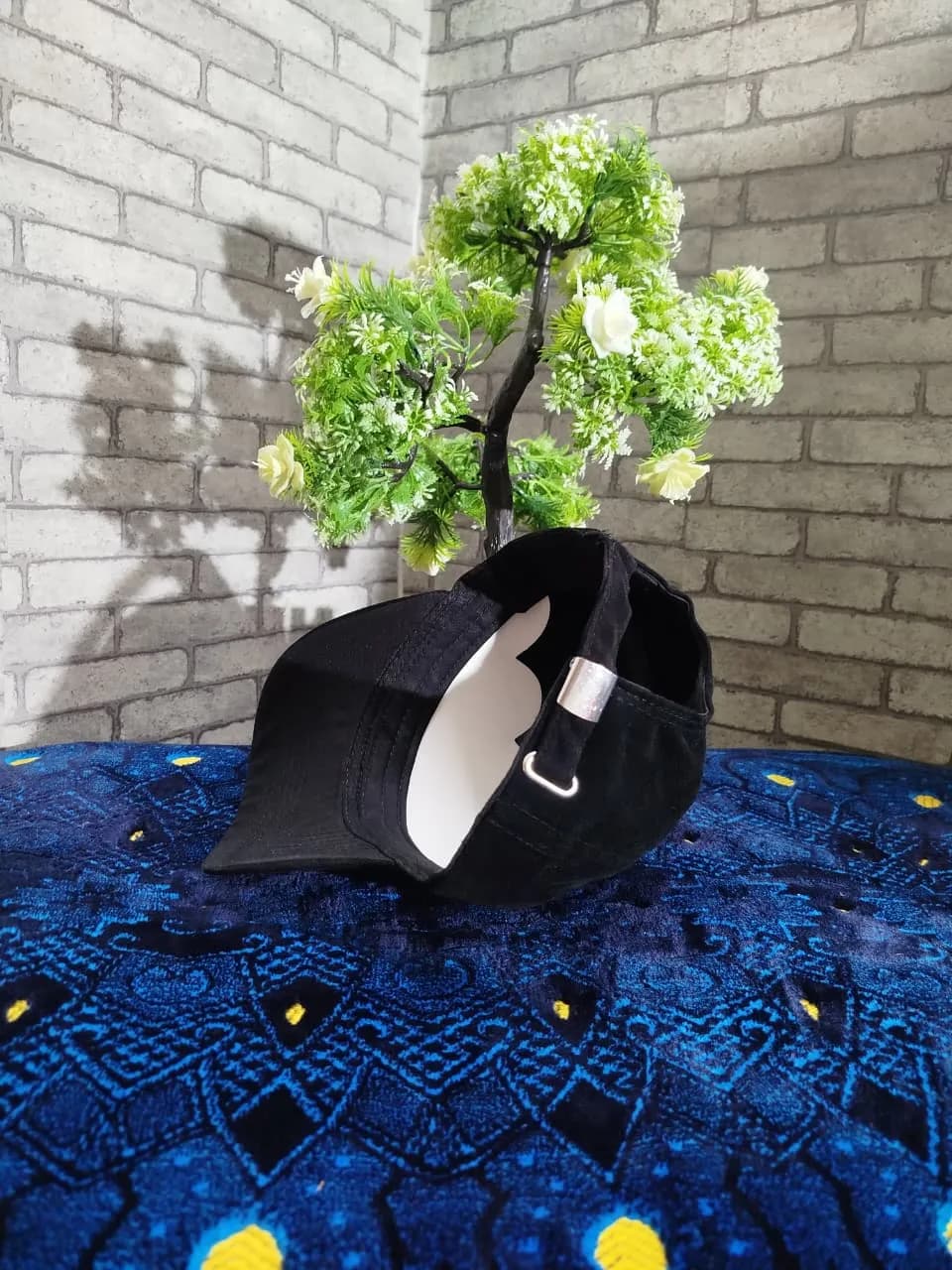 Premium suede Fabric Cap। ADISOM Men — side view