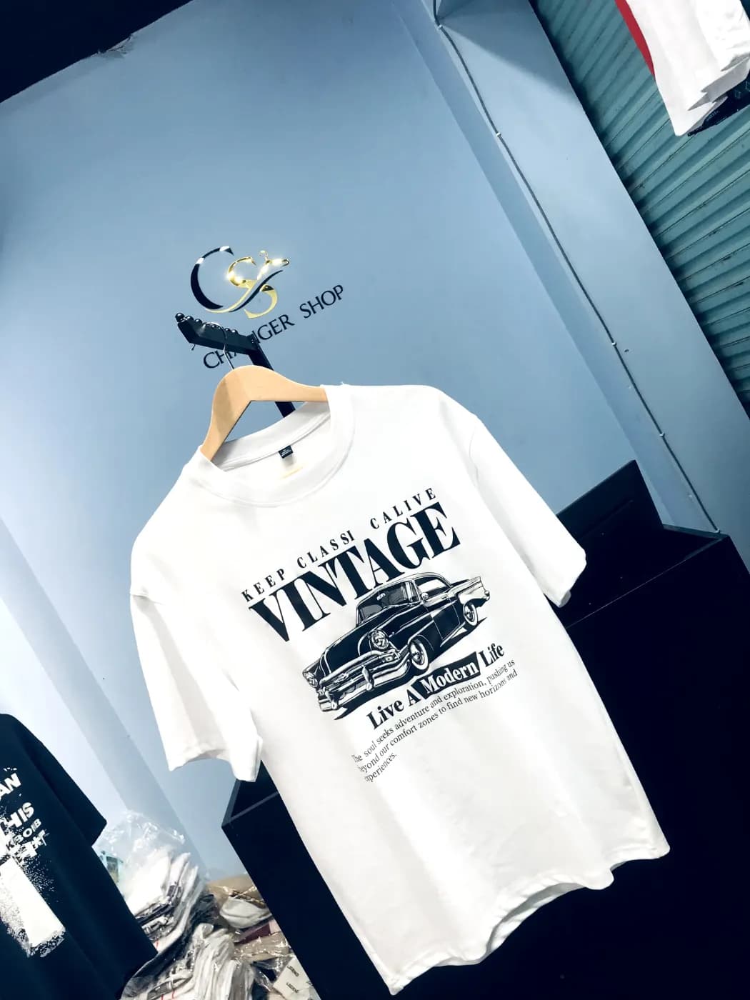 "Keep Classy Vintage" Drop-Shoulder Oversized Tee — Savageon Bangladesh