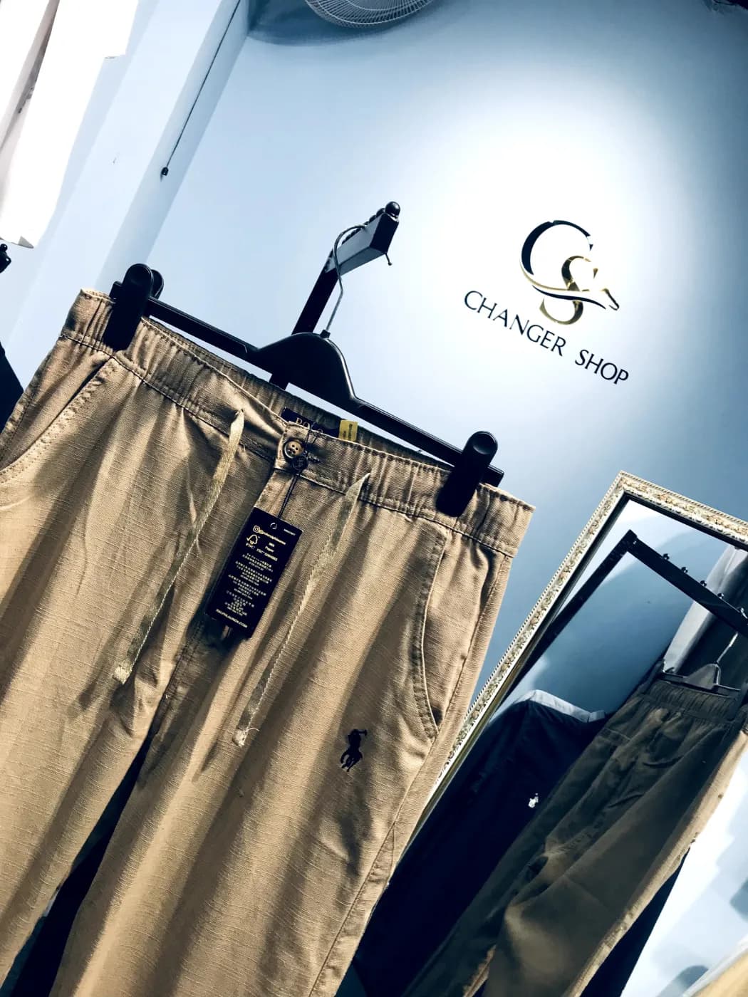 Men's Premium Remi Cotton Chino Pants — back view