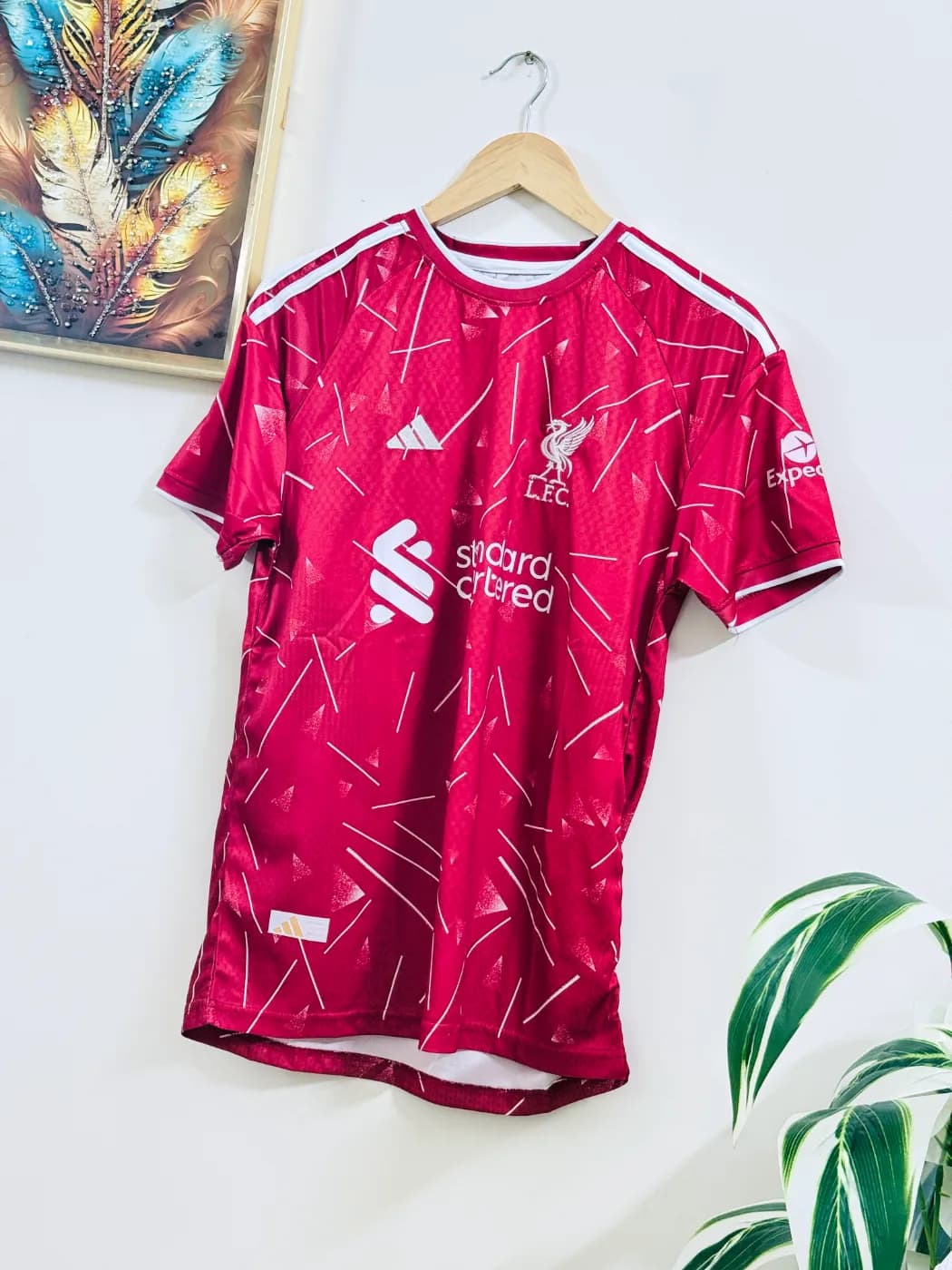 Liverpool Home Jersey — side view