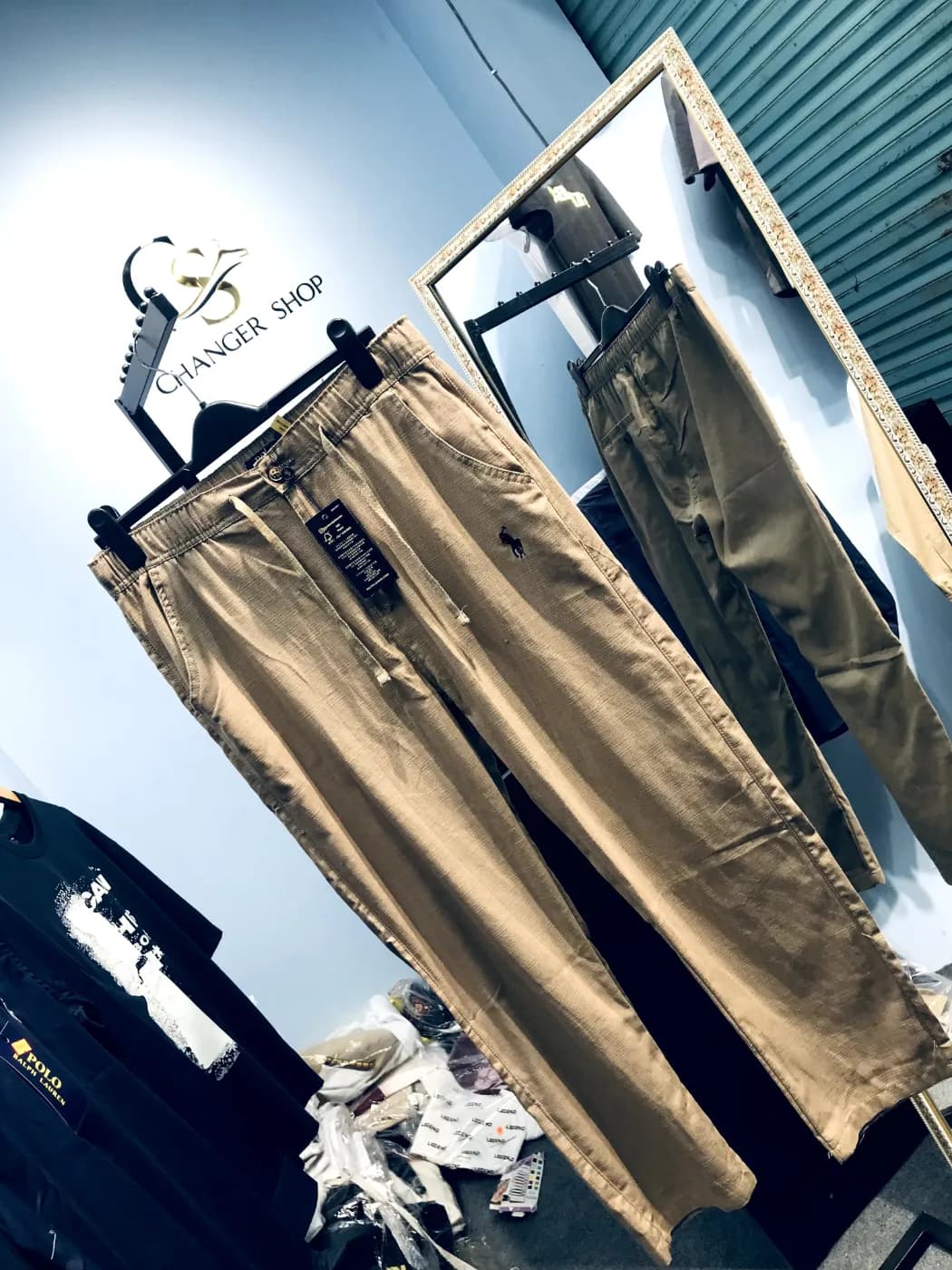 Men's Premium Remi Cotton Chino Pants — detail shot
