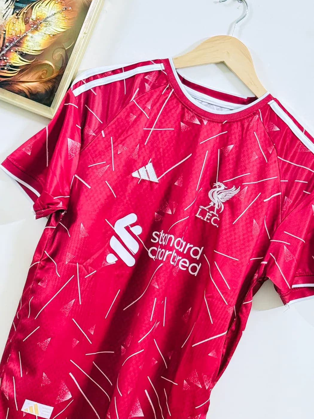 Liverpool Home Jersey — back view