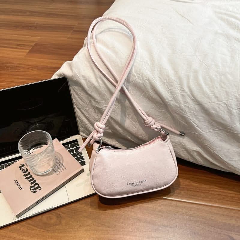 Women's Minimalist Shoulder Sling Bag – Baby Pink — Savageon Bangladesh