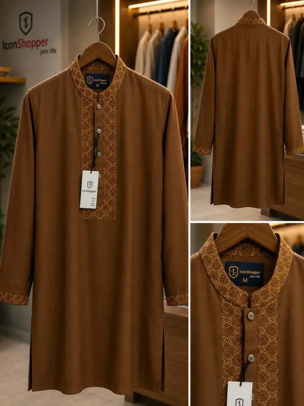 Classic Brown Panjabi