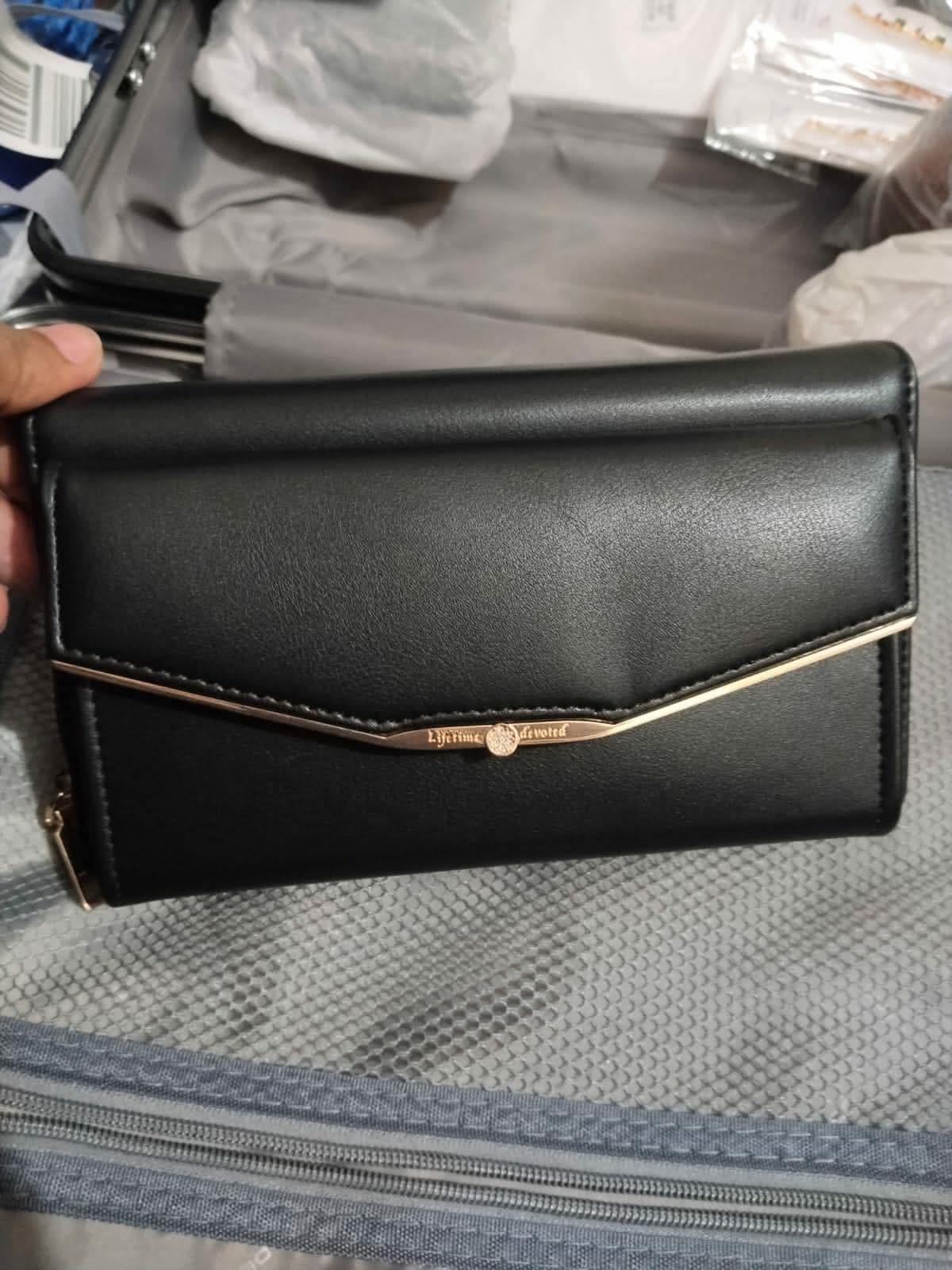 Women's Premium Envelope Clutch Bag – Black — Savageon Bangladesh