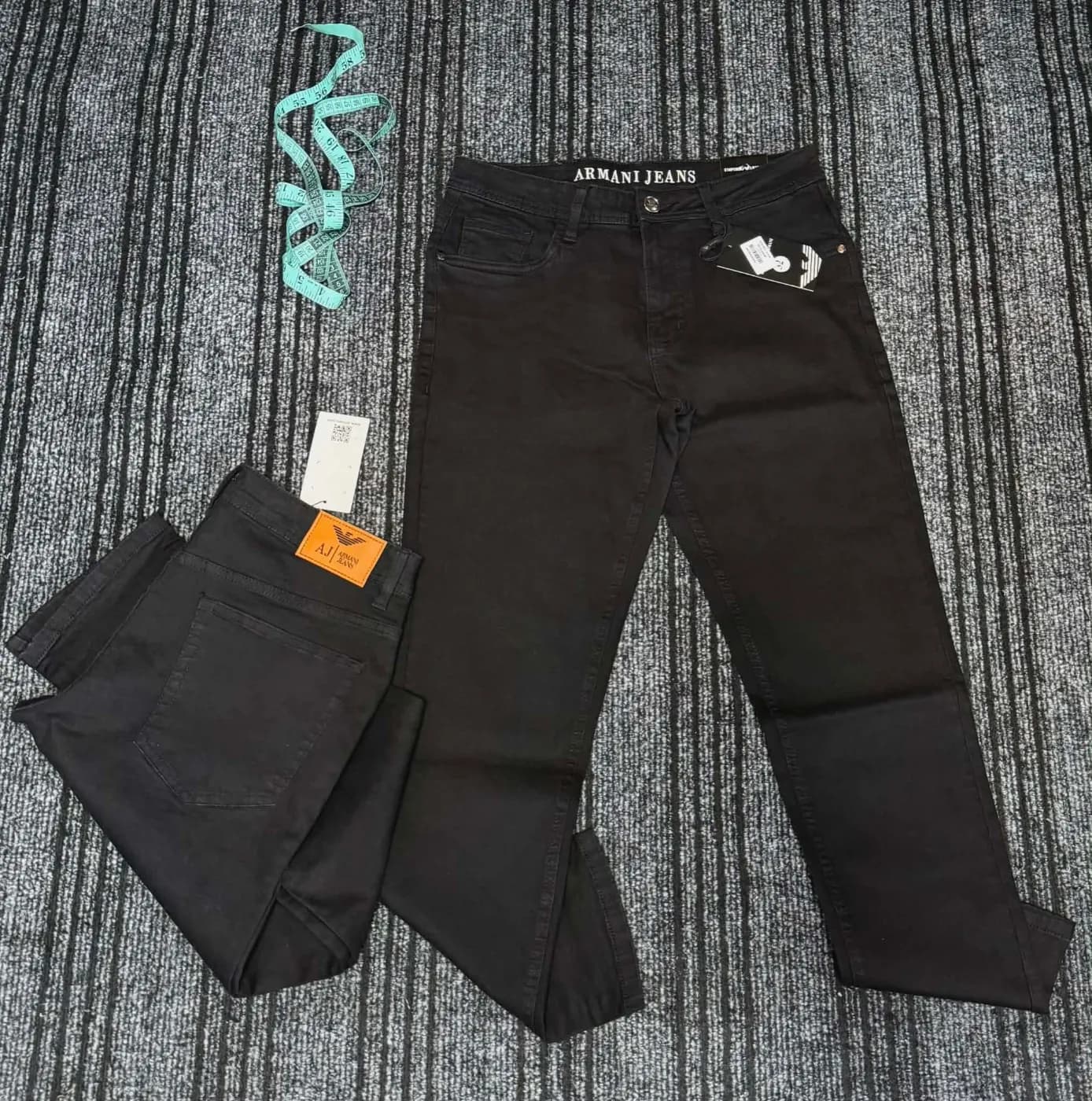 Armani Jeans Men's Premium Black Slim Fit Denim Jeans — Savageon Bangladesh