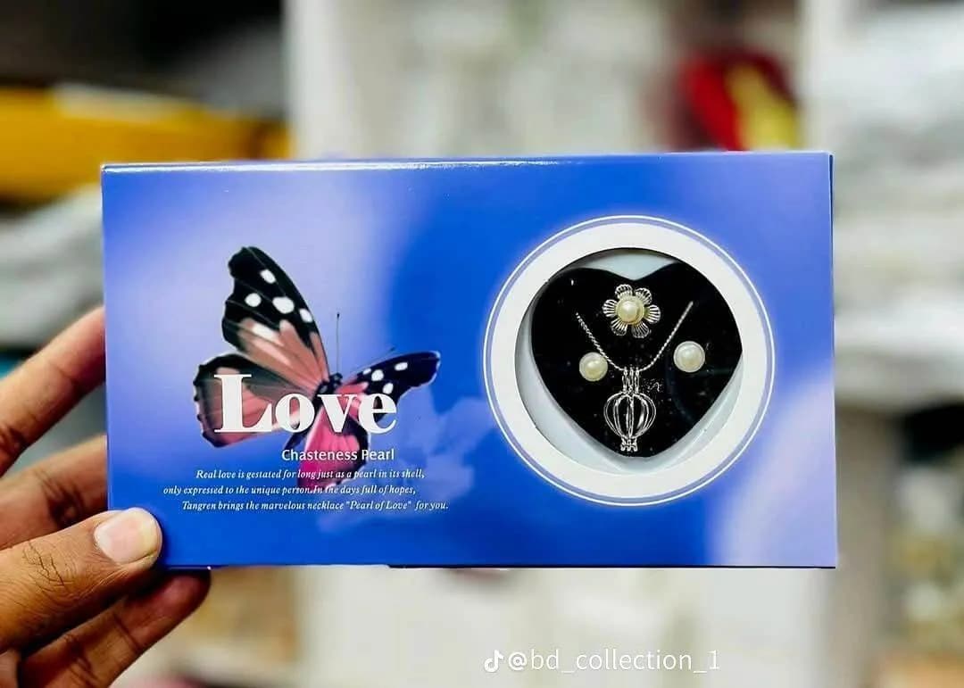 Pearl of Love Wishing Pearl Necklace & Pendant Gift Set — Savageon Bangladesh