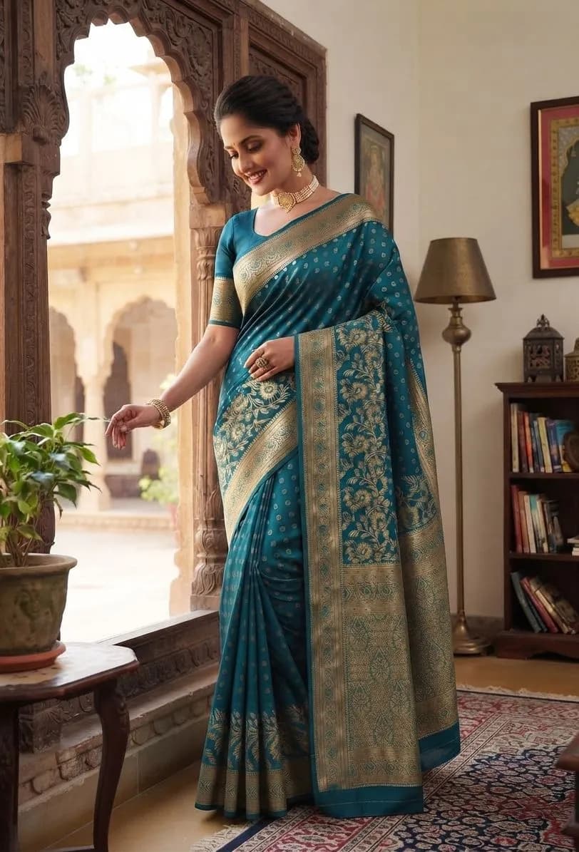 Indian banarasi katan saree (Original) — Savageon Bangladesh