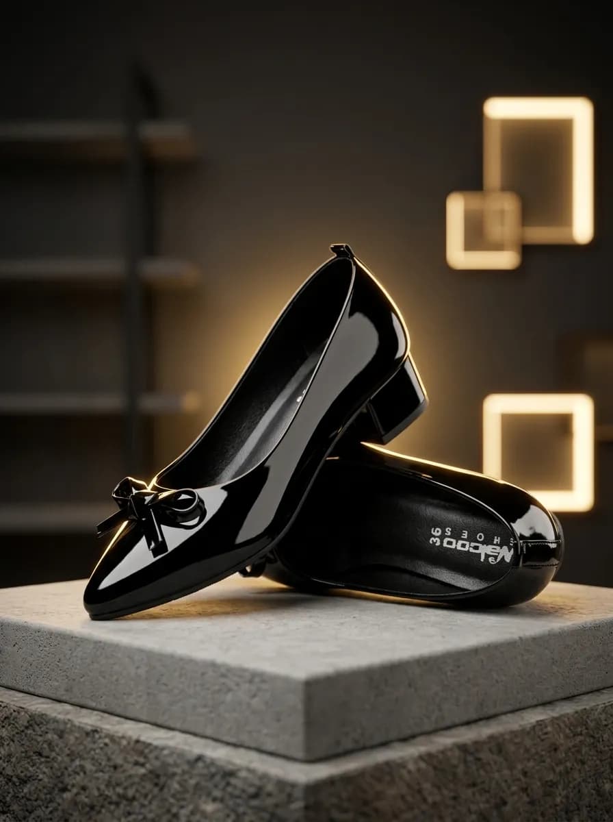 Women’s Glossy Black Bow Pump – Black by Walk Avenue — buy online in Bangladesh Women’s Glossy Black Bow Pump – Black — Walk Avenue Bangladesh