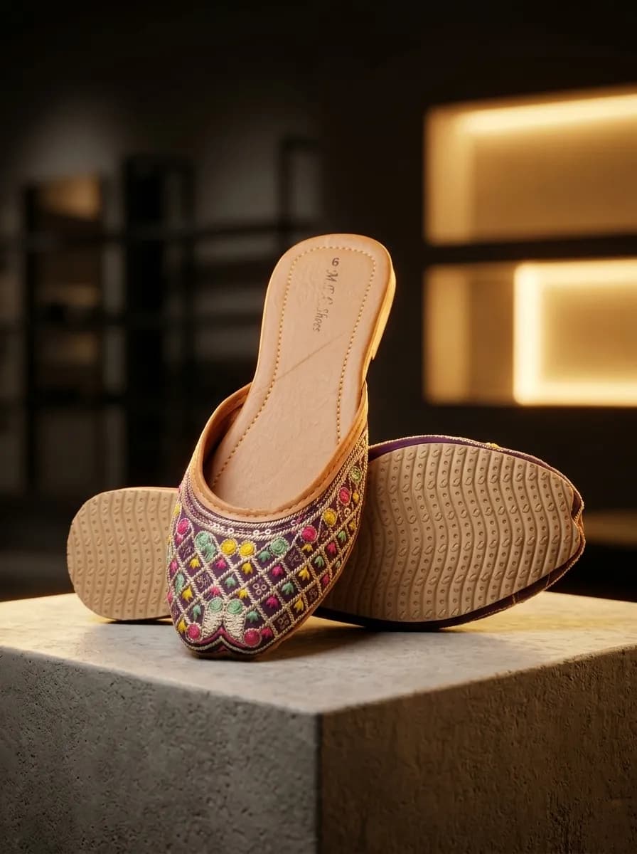 Women’s Embroidered Ethnic Flat – Multicolor by Walk Avenue — buy online in Bangladesh Women’s Embroidered Ethnic Flat – Multicolor — Walk Avenue Bangladesh