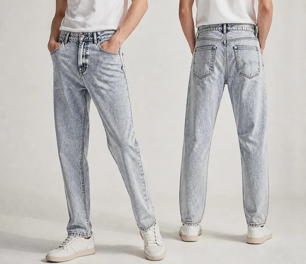 Light wash slim fit men pant. by Adisom — buy online in Bangladesh Light wash slim fit men pant. — Adisom Bangladesh