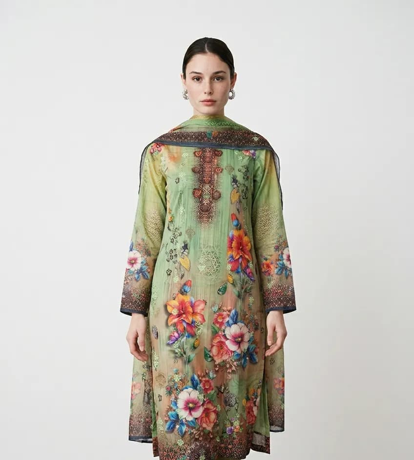 Insaf Festive Unstitched 3-Piece — ADISOM — Savageon Bangladesh