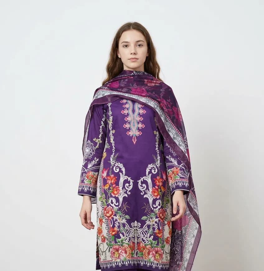 NEW ARRIVAL ✨ | Goeljar China loan UNSTITCHED 3-PIECE COLLECTION — Savageon Bangladesh