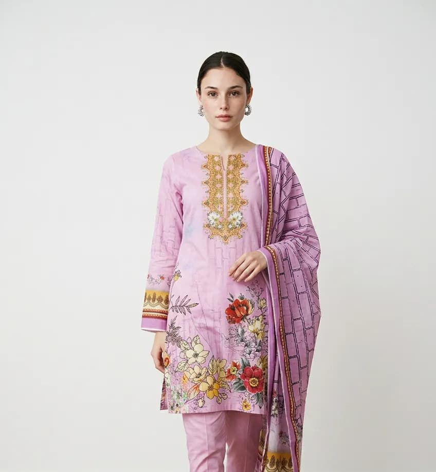 Zam Zam Signature Unstitched 3-Piece — ADISOM — Savageon Bangladesh