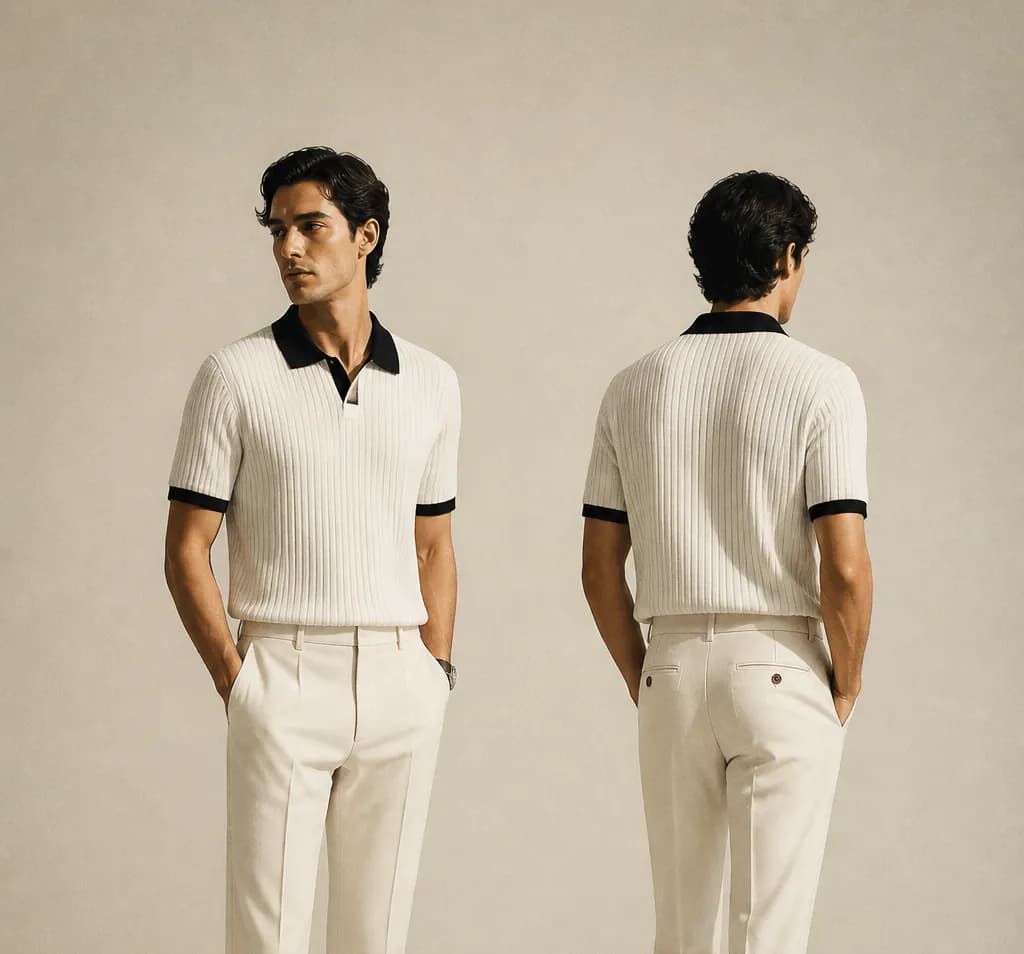 Premium Men's Polo Shirt | Classic Sophistication & Modern Style | ADISOM by Adisom β buy online in Bangladesh Premium Men's Polo Shirt | Classic Sophistication & Modern Style | ADISOM β Adisom Bangladesh