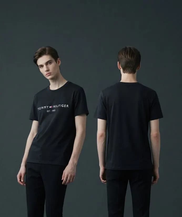 Tommy Hilfiger Men's Premium Lycra Cotton T-Shirt – Soft, Stretch & Everyday Comfort by Adisom — buy online in Bangladesh Tommy Hilfiger Men's Premium Lycra Cotton T-Shirt – Soft, Stretch & Everyday Comfort — Adisom Bangladesh