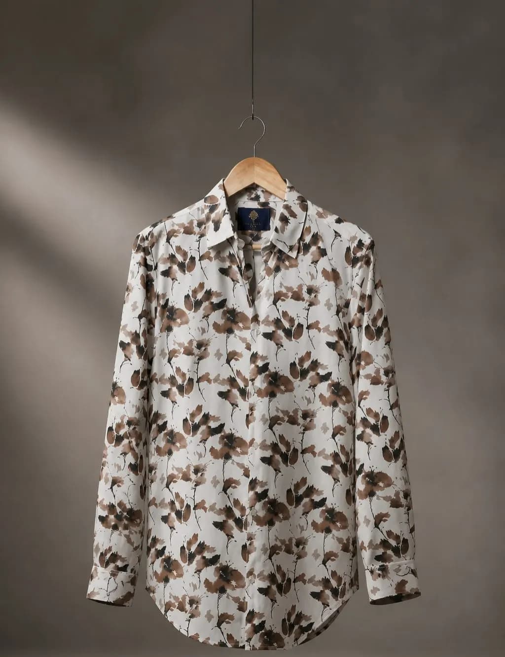 Premium Zafran Fabric Full Sleeve Printed Shirt | Elegant Comfort by ADISOM — Savageon Bangladesh