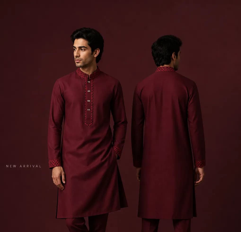 Premium Slim Fit Panjabi | Smart & Stylish Traditional Wear — ADISOM by Adisom — buy online in Bangladesh Premium Slim Fit Panjabi | Smart & Stylish Traditional Wear — ADISOM Men — Adisom Bangladesh