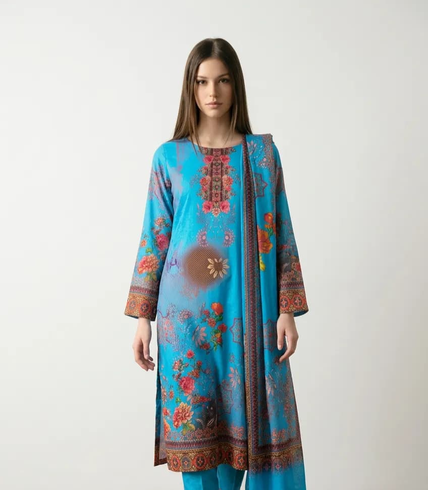 Zam Zam Premium Unstitched 3-Piece — ADISOM — Savageon Bangladesh
