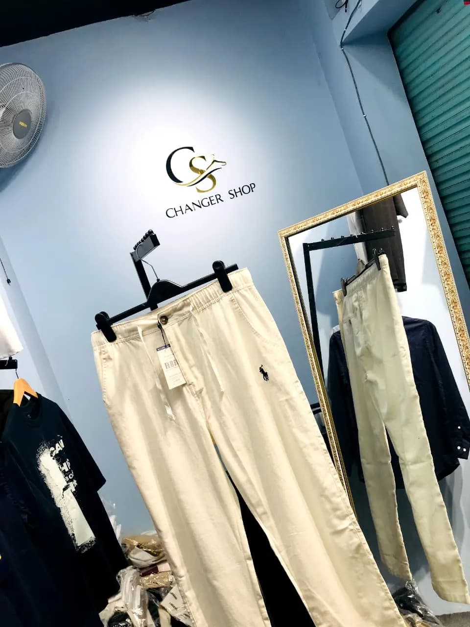 Men’s Premium Off-White Remi Cotton Pants by Changer Shop — buy online in Bangladesh Men’s Premium Off-White Remi Cotton Pants — Changer Shop Bangladesh
