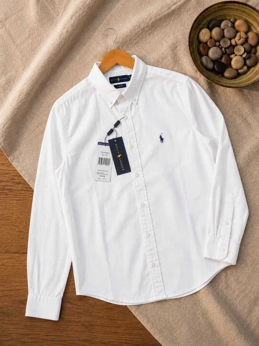 Ralph Lauren Premium White Formal Shirt by Changer Shop — buy online in Bangladesh Ralph Lauren Premium White Formal Shirt Men — Changer Shop Bangladesh