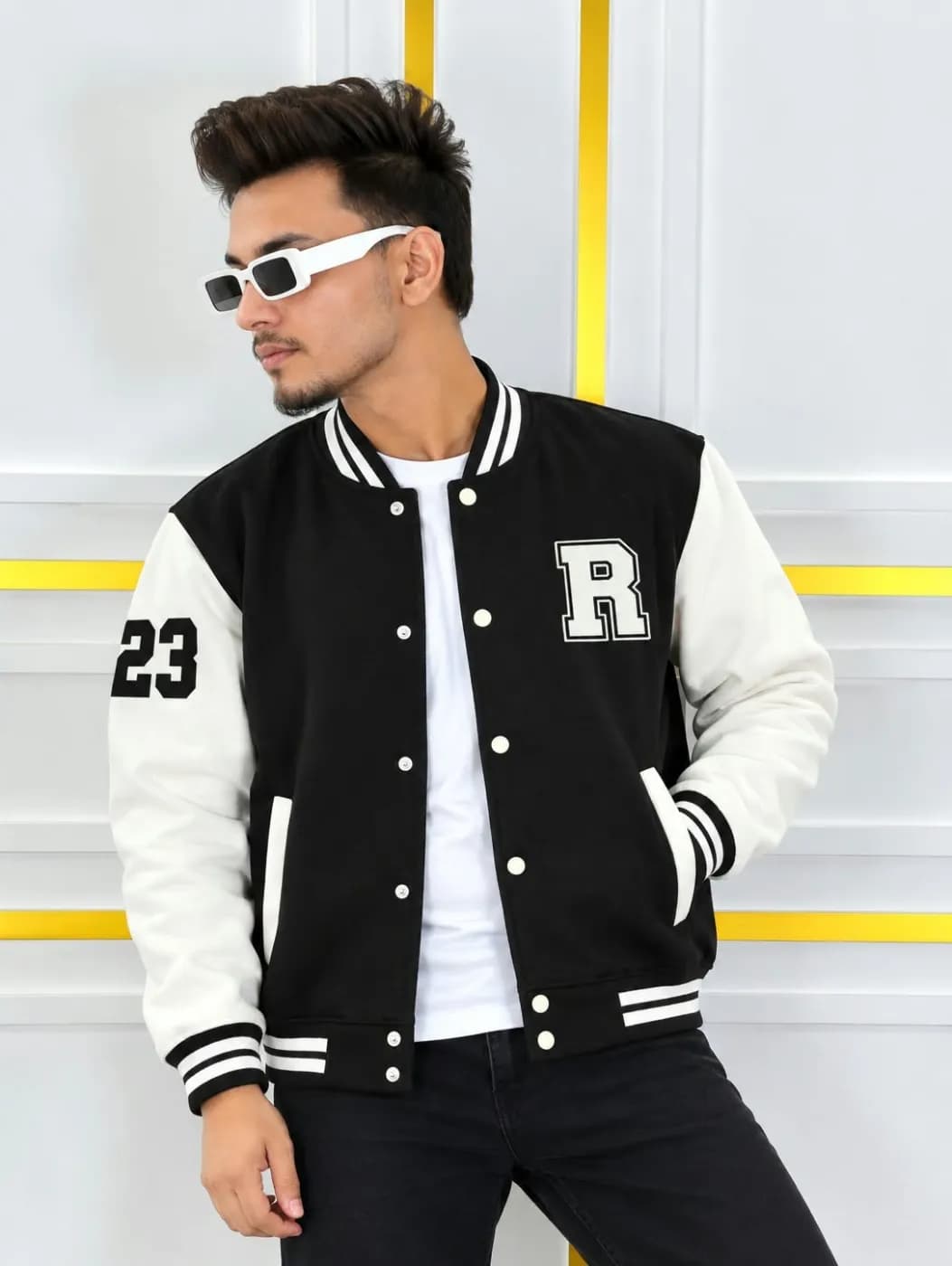 Stylish Cotton Varsity Jacket by The Lifestyle Shop — buy online in Bangladesh Stylish Cotton Varsity Jacket — The Lifestyle Shop Bangladesh