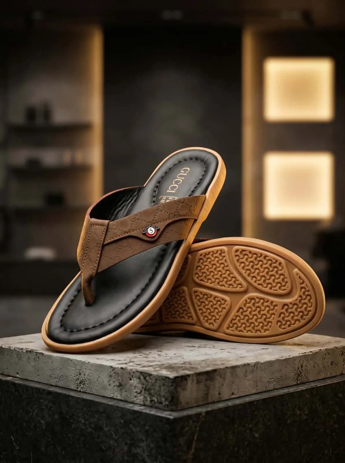 Men's Premium Casual Thong Sandal – Brown by Walk Avenue — buy online in Bangladesh Men's Premium Casual Thong Sandal – Brown — Walk Avenue Bangladesh